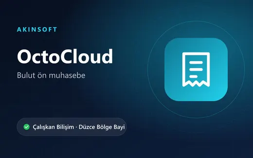 Akınsoft OctoCloud Bulut Ön Muhasebe
